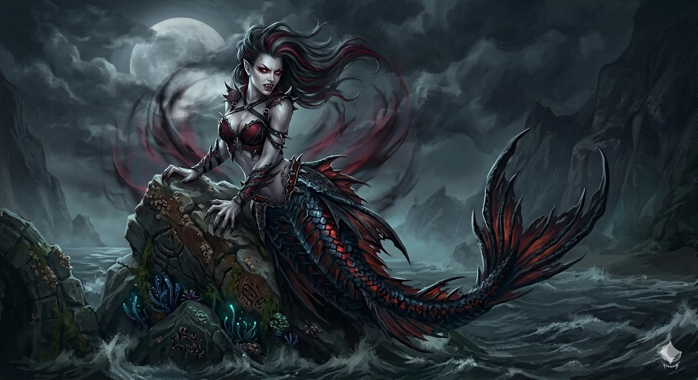 (image for) BA Custom Hybrid Sea Vampire (Vampire Mermaid)