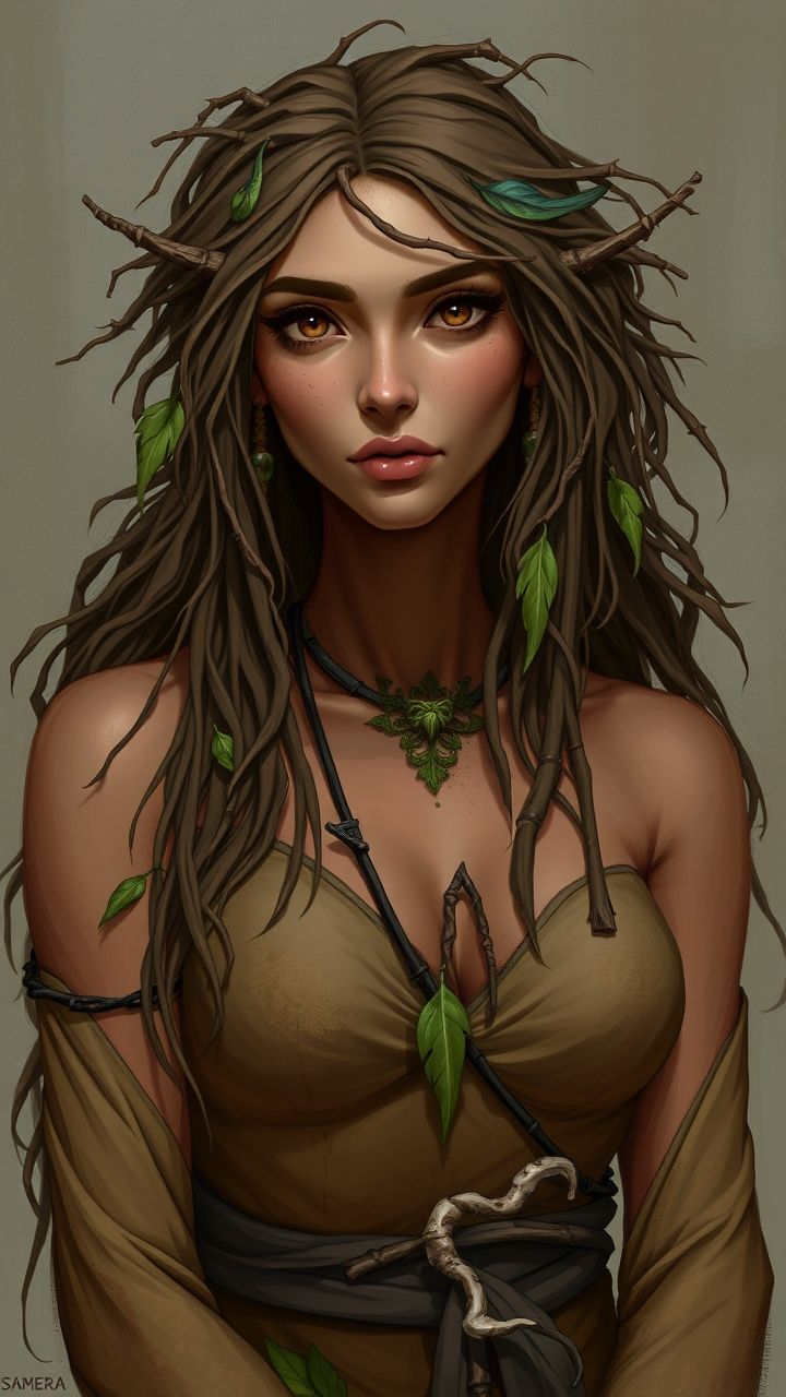 Pre-Conjure Human Bog Witch
