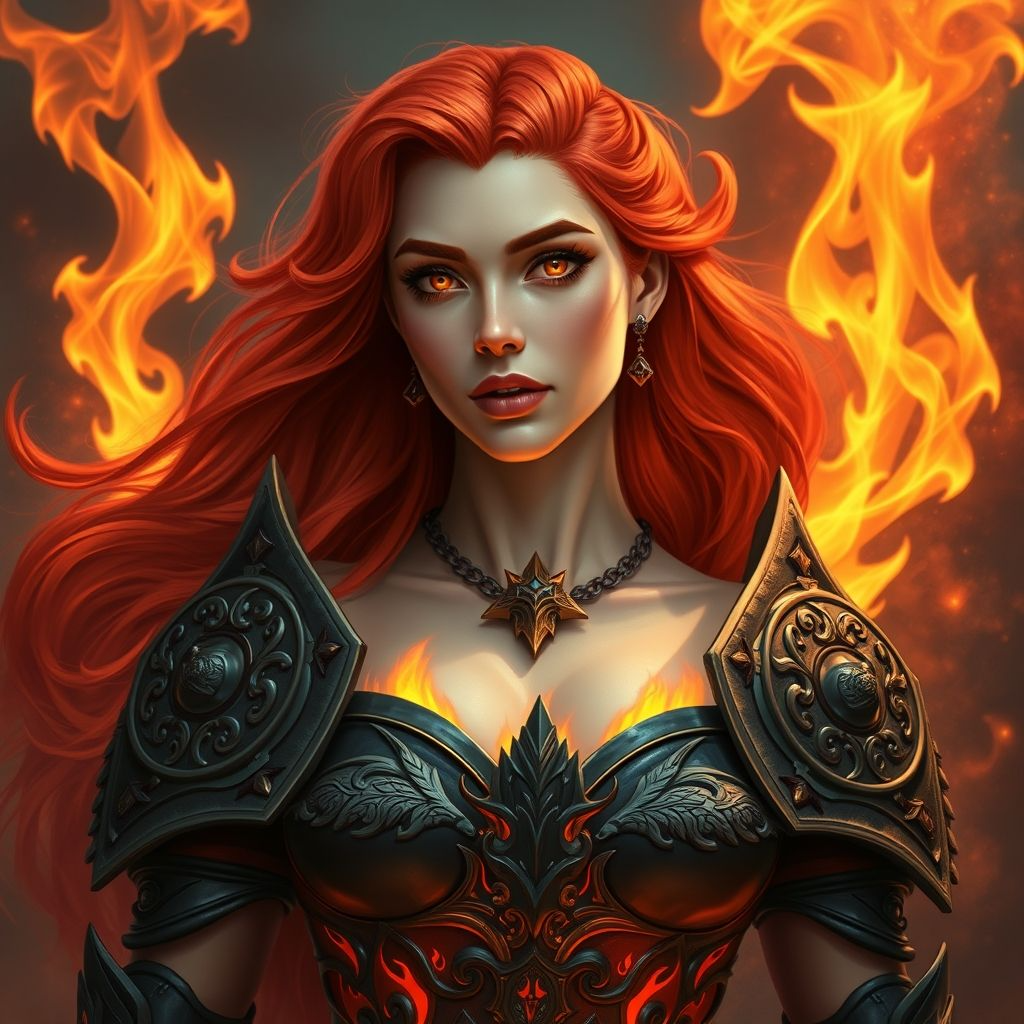 Pre-Conjure Lake of Fire Demoness