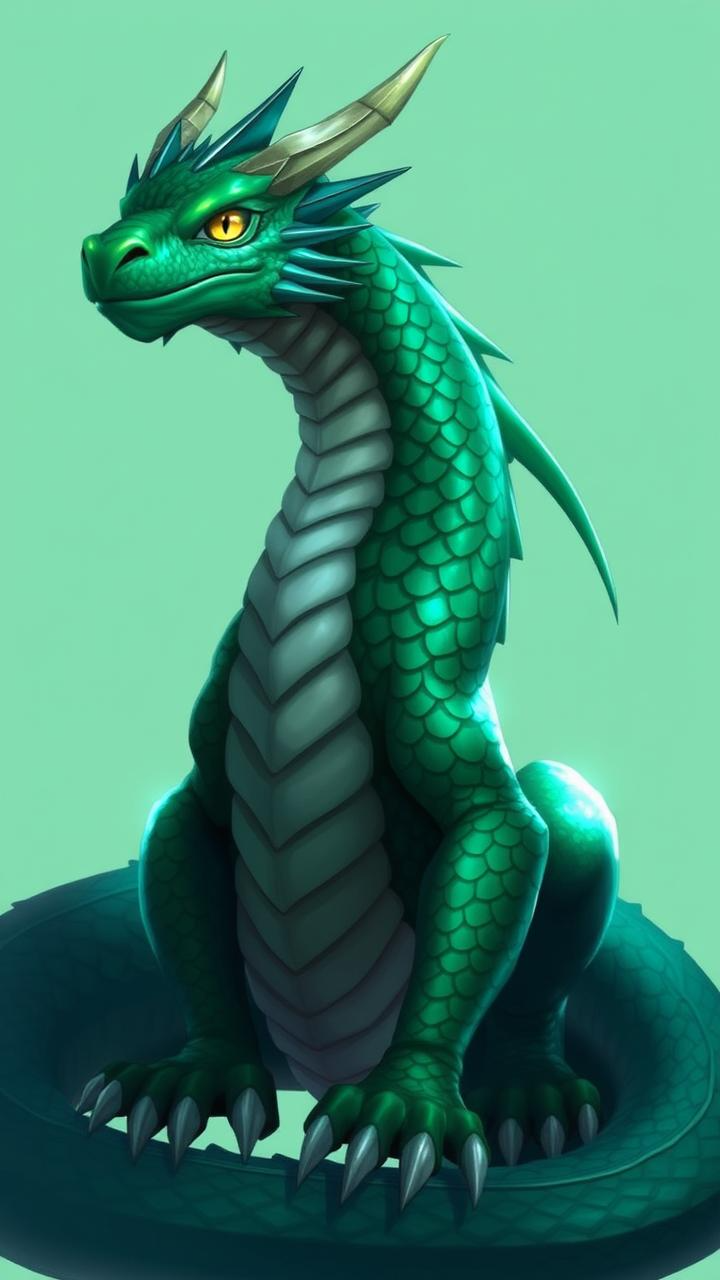 Pre-Conjure Green Dragon