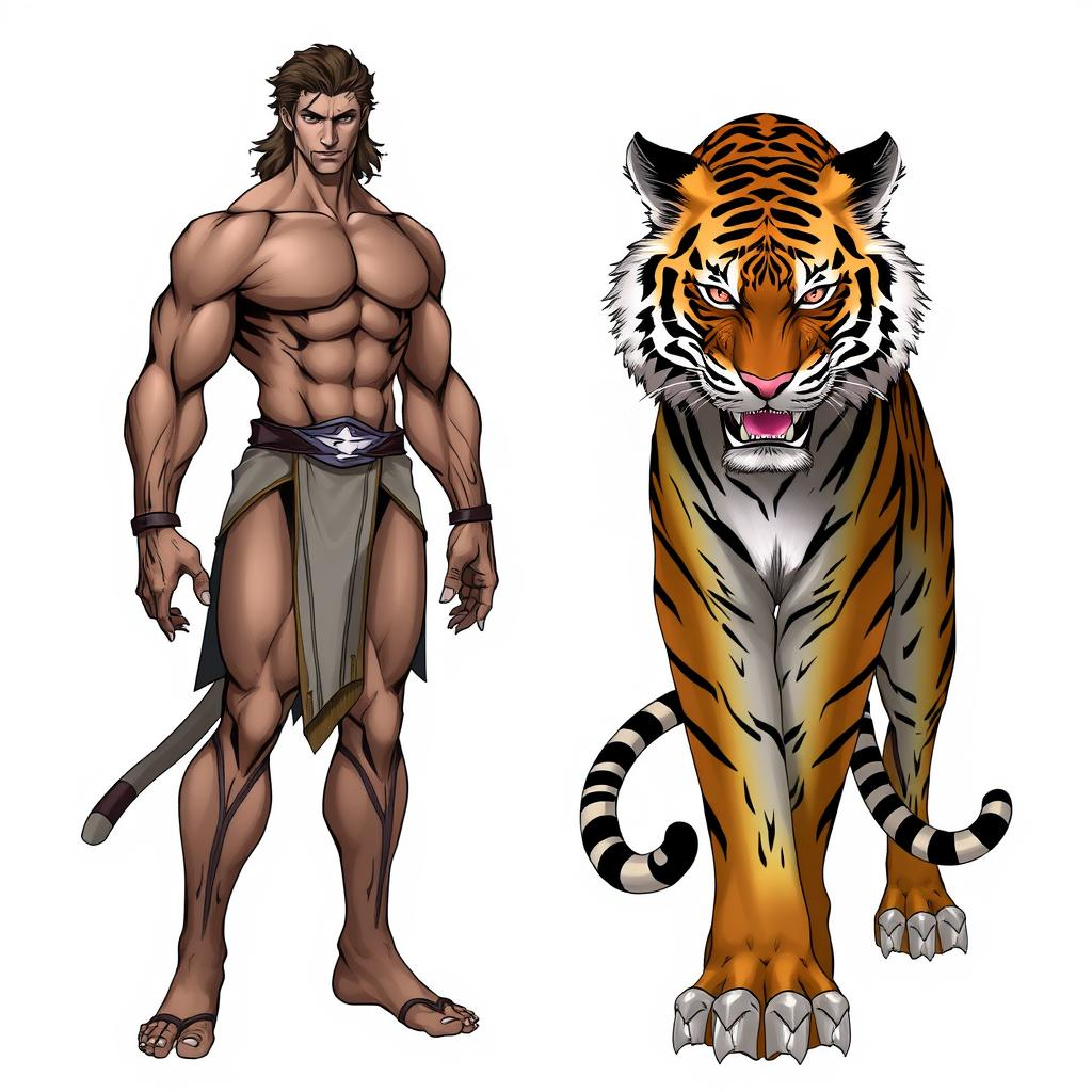Pre-Conjure Were-Tiger