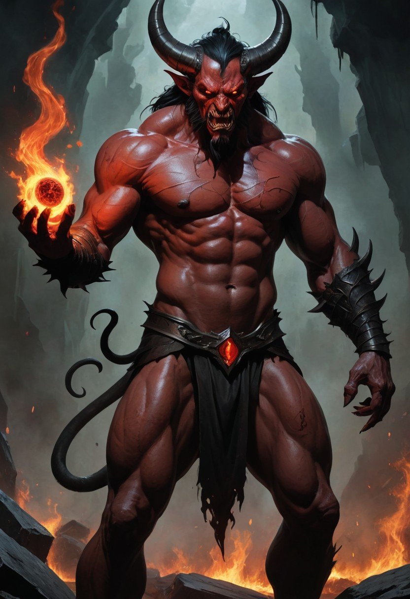 (image for) Pre-Conjure Pit Demon of Lust BA