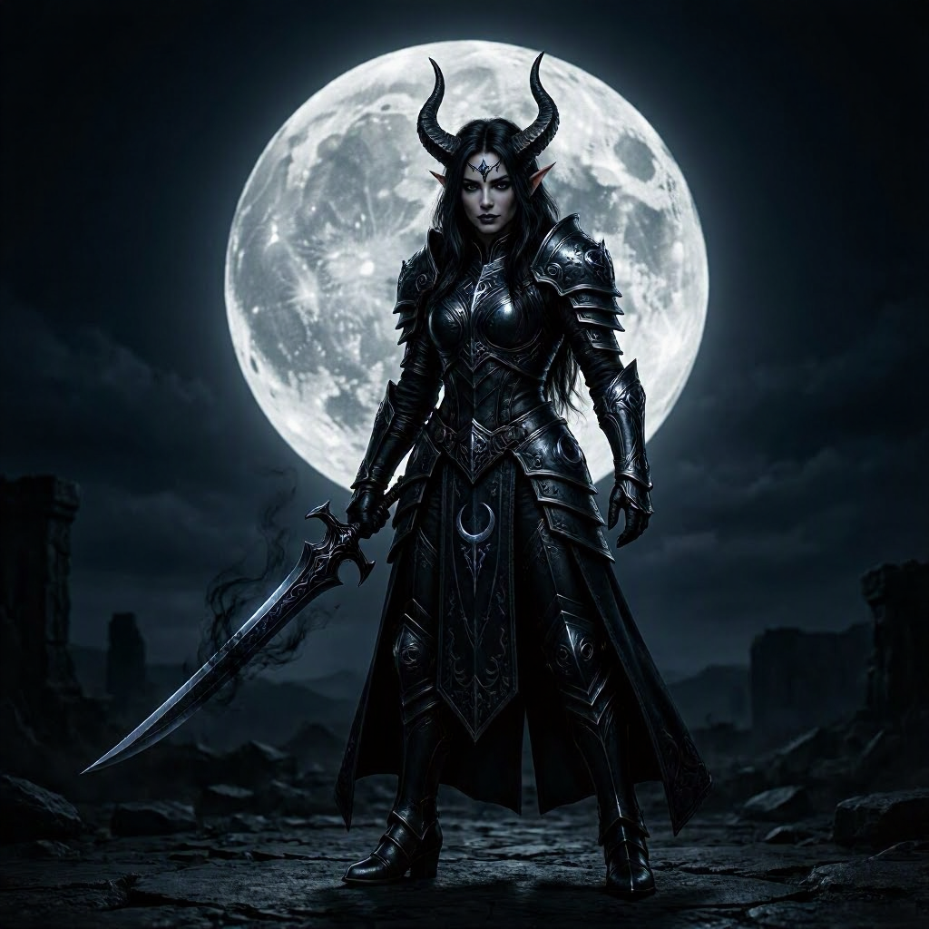 (image for) Pre-Conjure Umbral War Demoness w Free In-depth