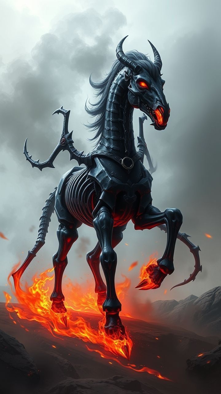 Pre-Conjure Hell Horse