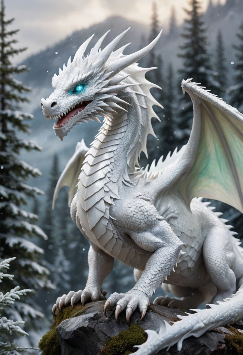 (image for) Pre-Conjure White Dragon