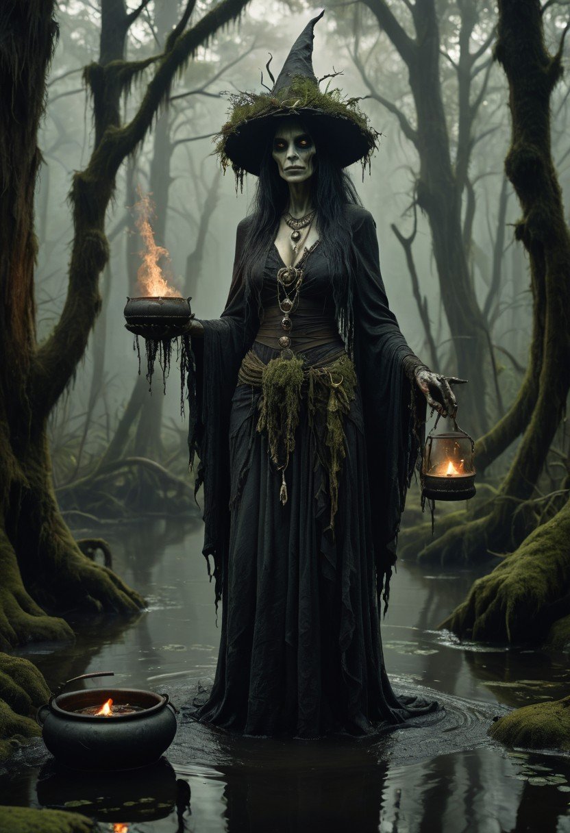 (image for) Pre-Conjure Bayou Human Witch