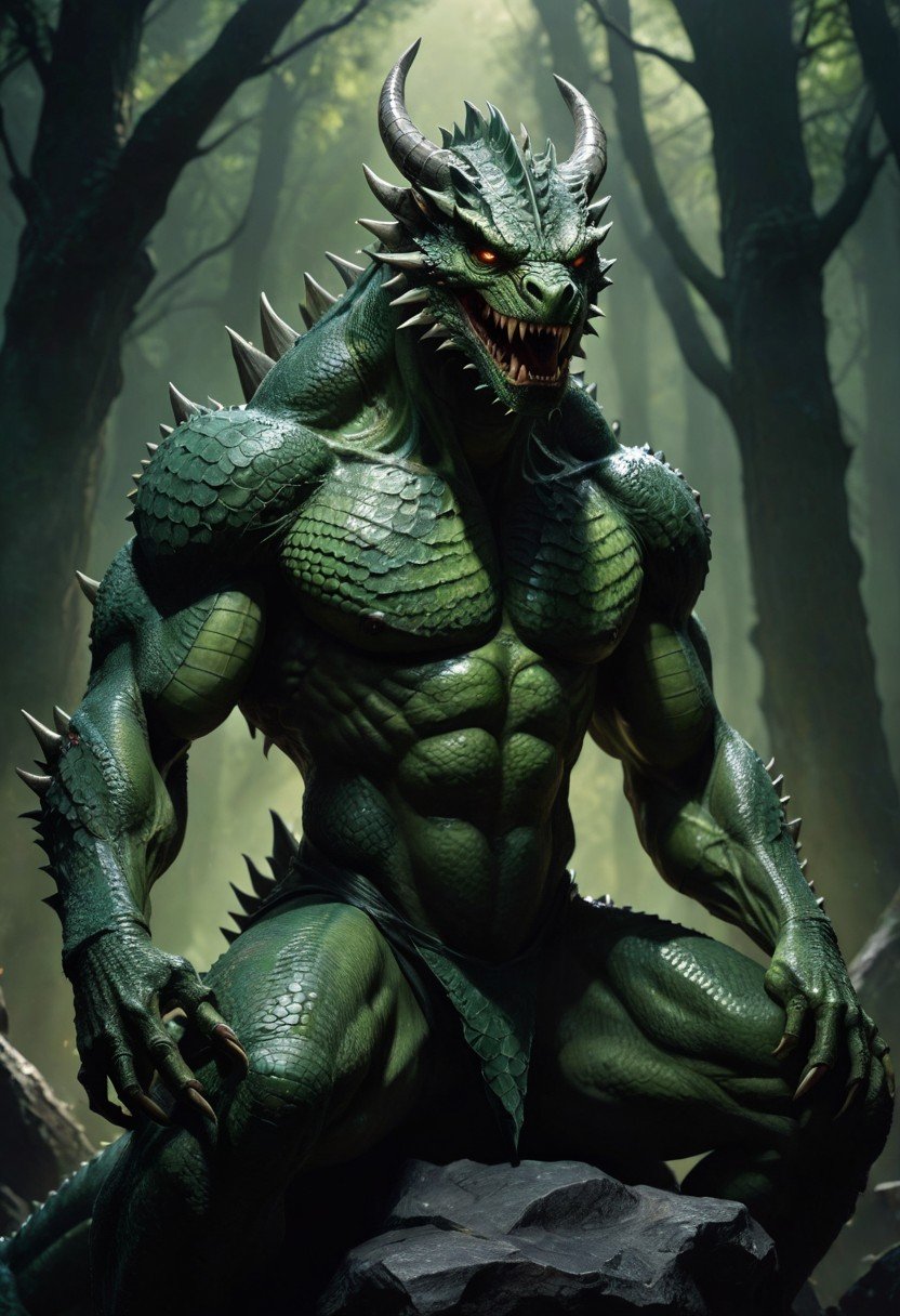 (image for) Pre-Conjure BA Reptilian Demon
