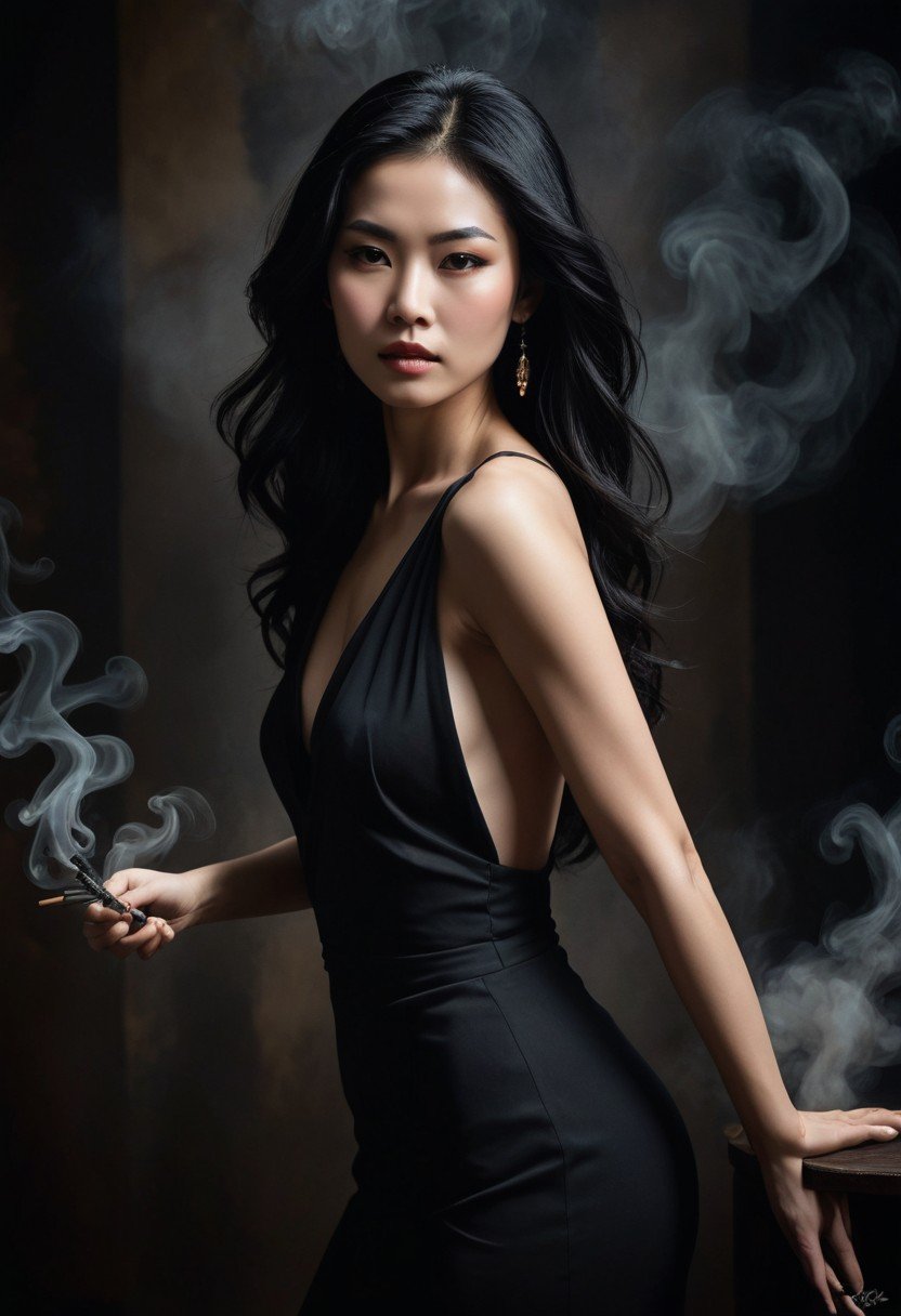 (image for) Pre-Conjure Infernal Asian Temptress