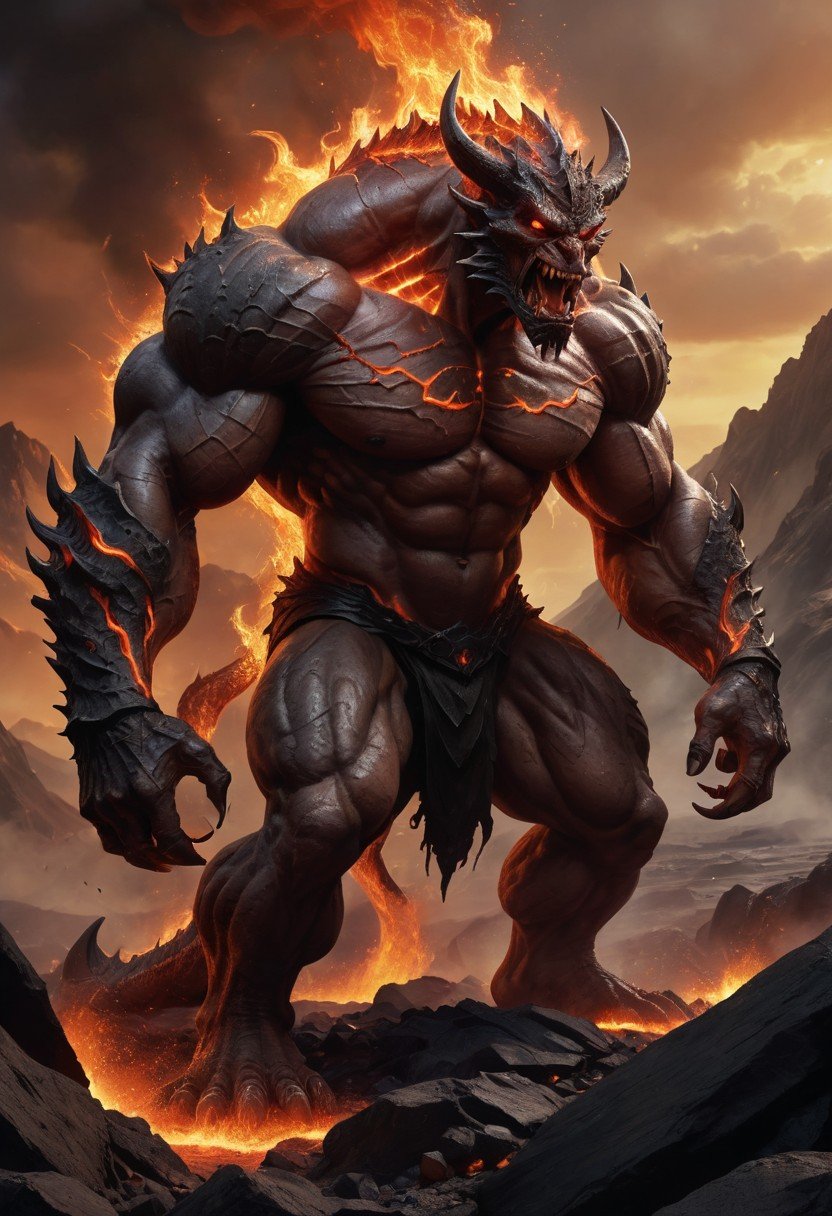 (image for) Pre-Conjure Lake of Fire Demon
