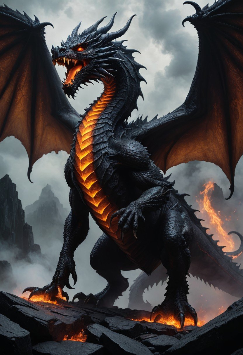 (image for) Pre-Conjure Demonic Black Dragon BA