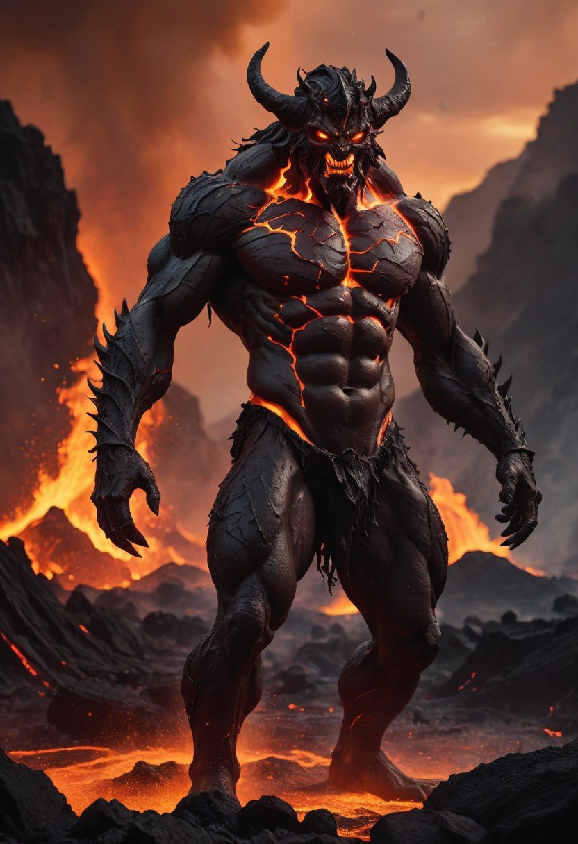 (image for) Pre-Conjure Lake of Fire Demon Very DA