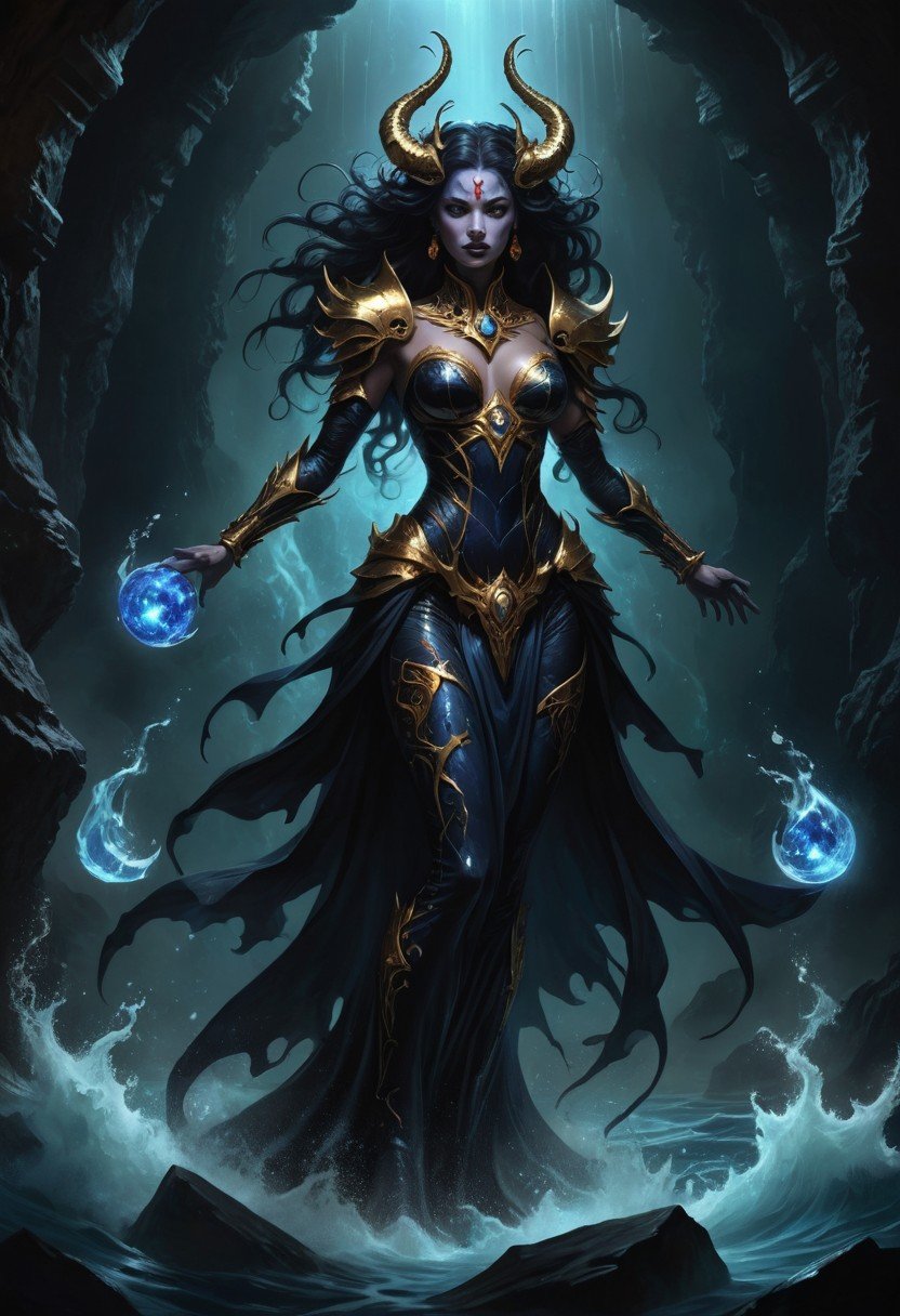 (image for) Pre-Conjure Abyssal Demoness Queen BA