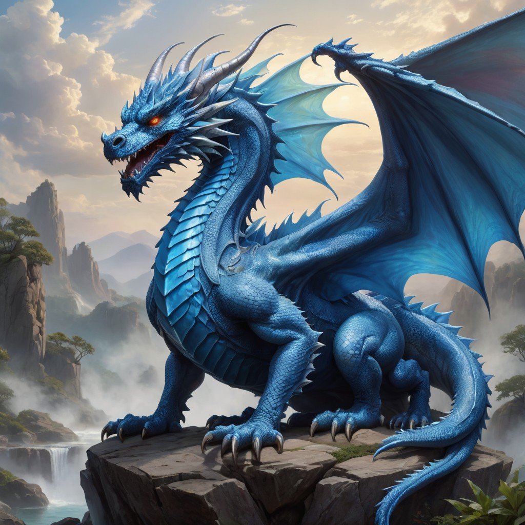 (image for) Pre-Conjure Blue Dragon