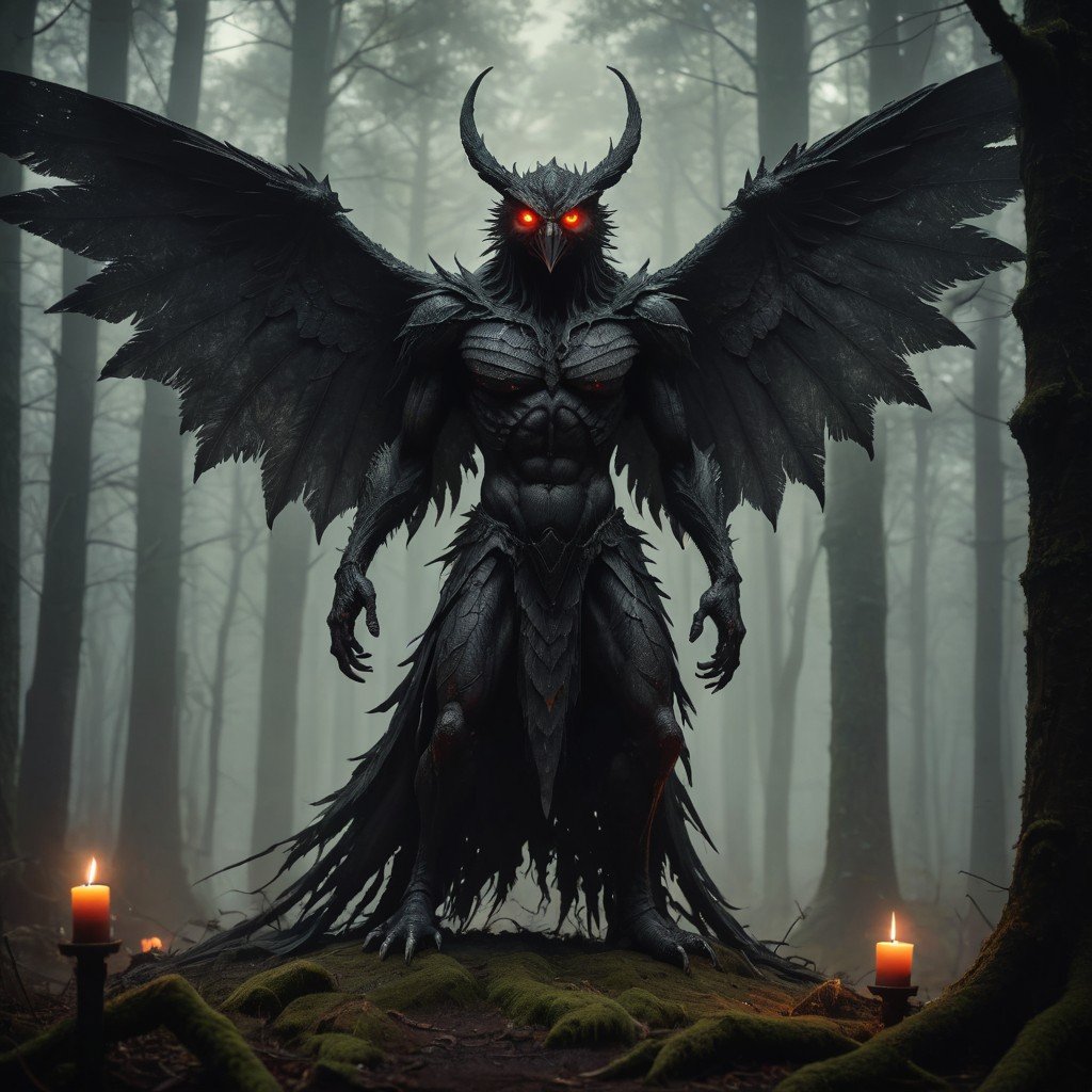 (image for) Pre-Conjure Mothman Demon BA