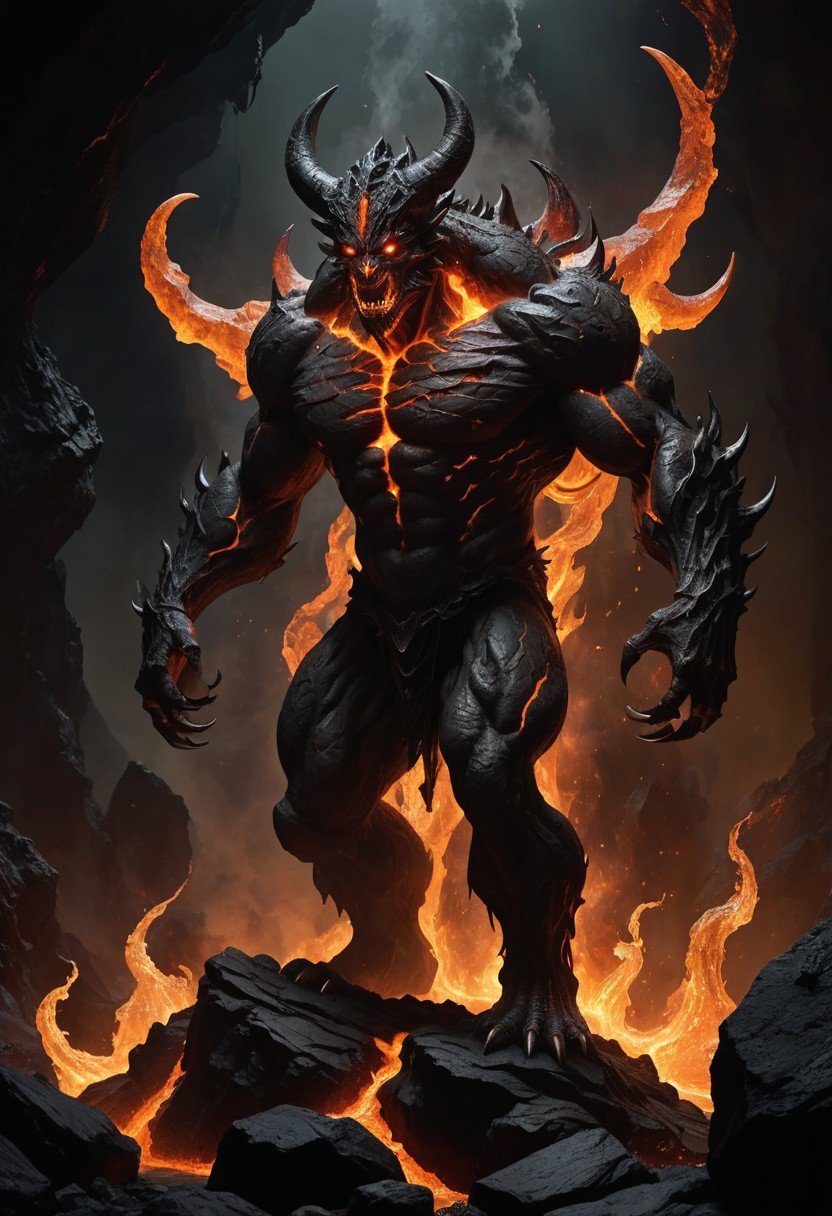 (image for) Pre-Conjure Primordial Lava Fields Demon