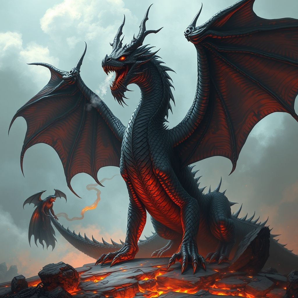 Pre-Conjure Primordial Demon Dragon