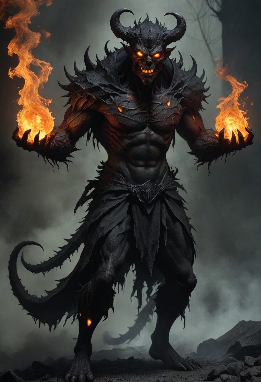 (image for) Pre-Conjure Cinder Demon BA