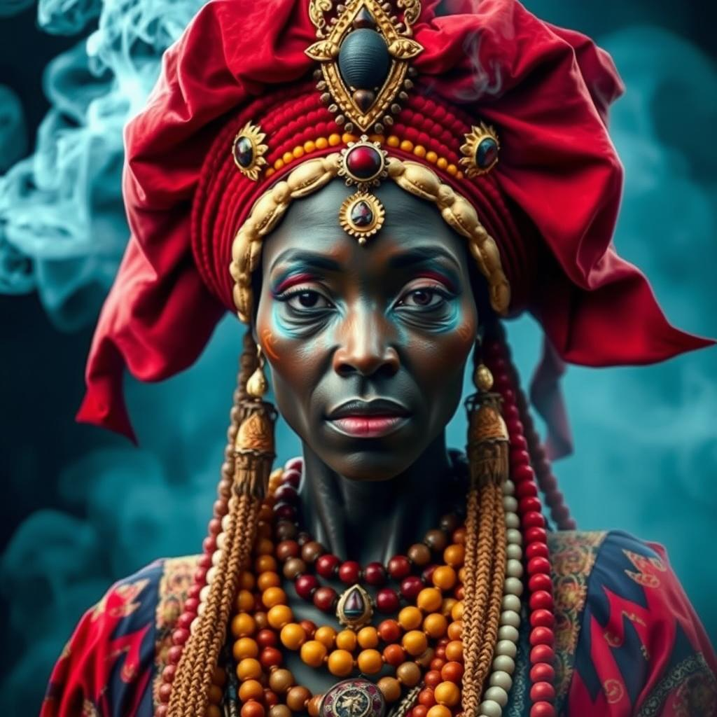 Pre-Conjure Voodoo Priestess