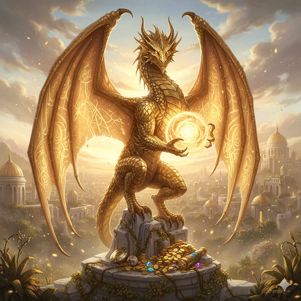 Pre-Conjure Gold Dragon