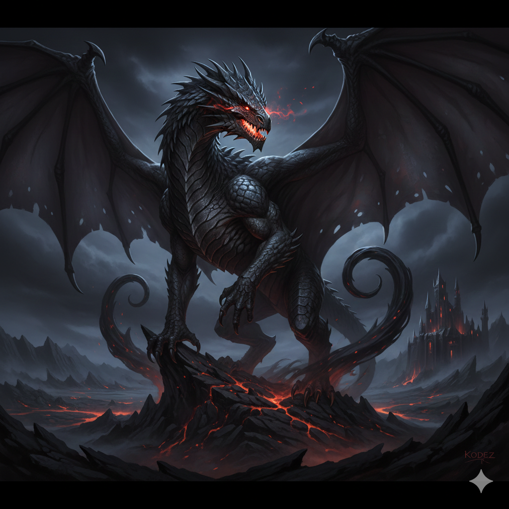 Pre-Conjure Black Dragon