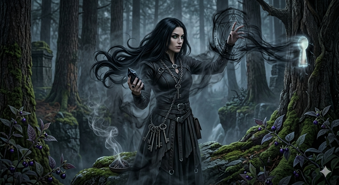 Pre-Conjure Black Magic Witch