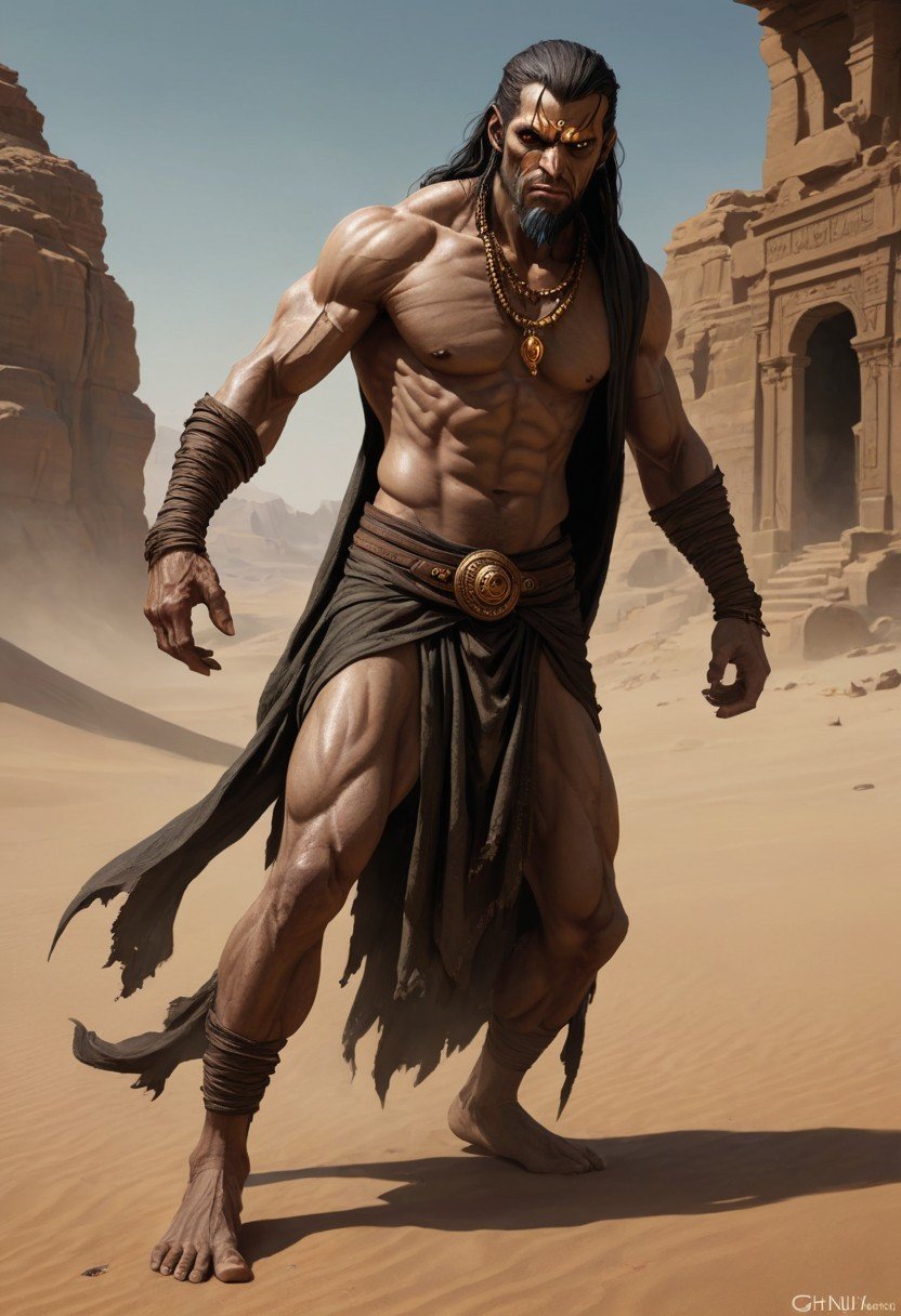 (image for) Pre-Conjure DA Ghul Djinn
