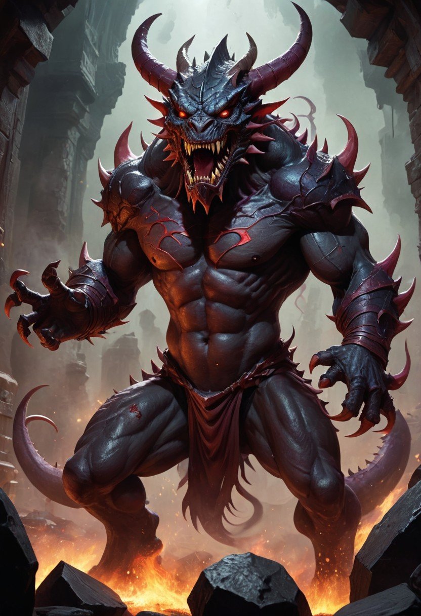 (image for) Pre-Conjure Pit Demon BA