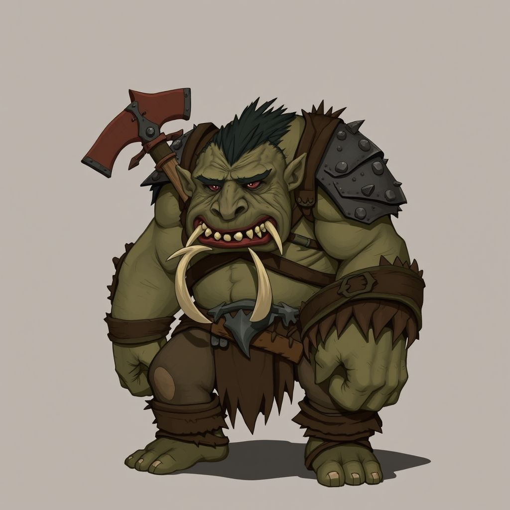 Pre-Conjure Troll Warrior