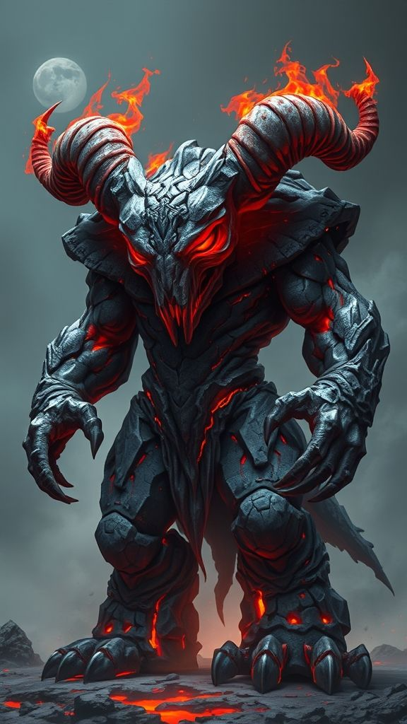 Pre-Conjure Lava Fields Demon