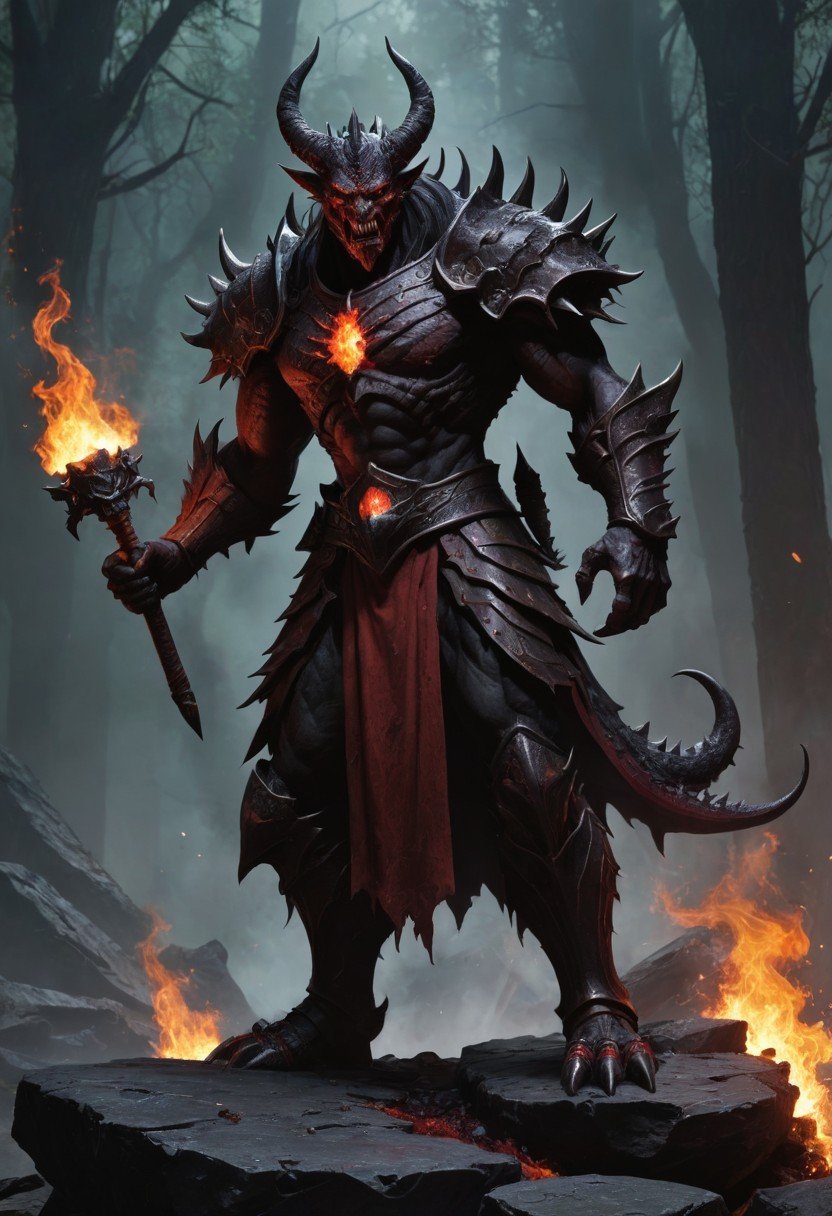 (image for) Pre-Conjure Black Flame Demon