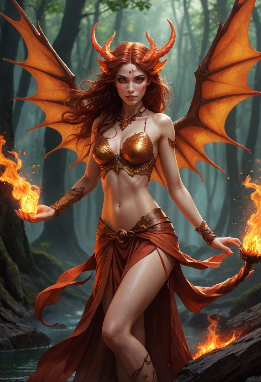 (image for) Pre-Conjure Lake of Fire Fairy