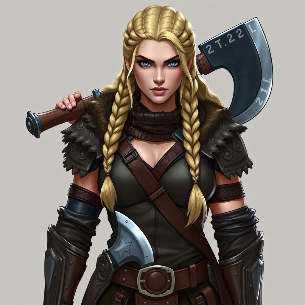 Pre-Conjure Human Viking Warrior
