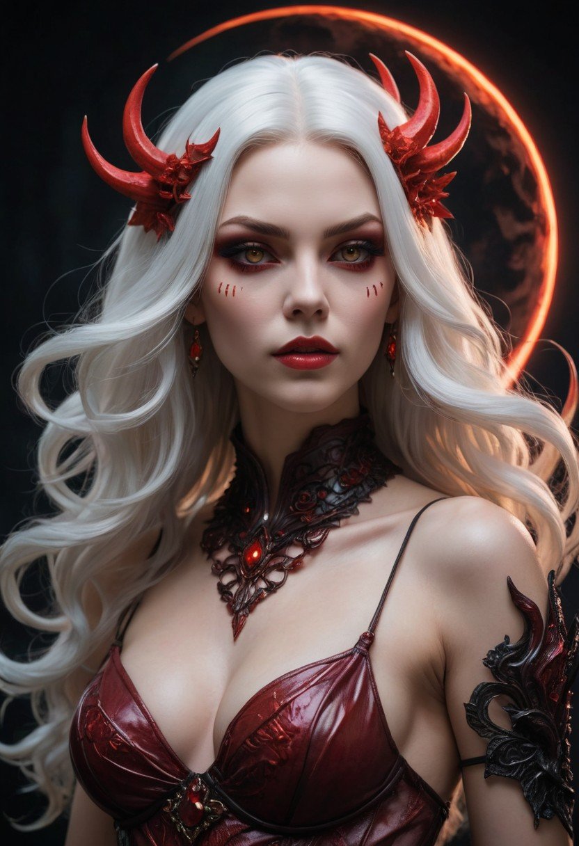 (image for) Pre-Conjure Blood Moon Demoness BA