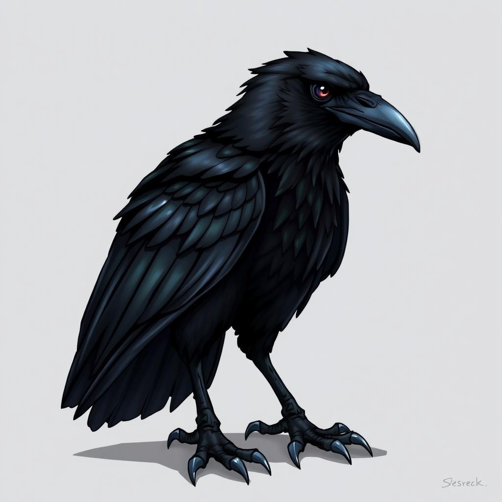 Pre-Conjure Divination Raven