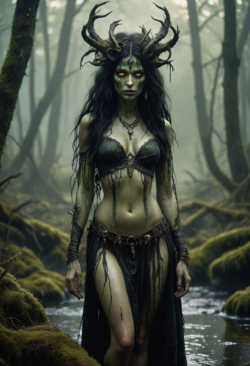 Pre-Conjure Bog Witch Demoness (image for) Pre-Conjure Bog Witch Demoness