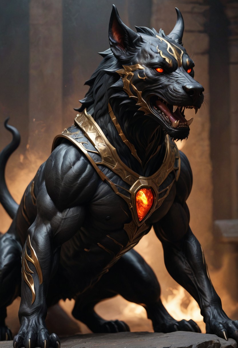(image for) Pre-Conjure Obsidian Hellhound Hybrid BA