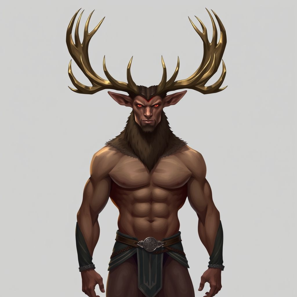 Pre-Conjure Stag Man