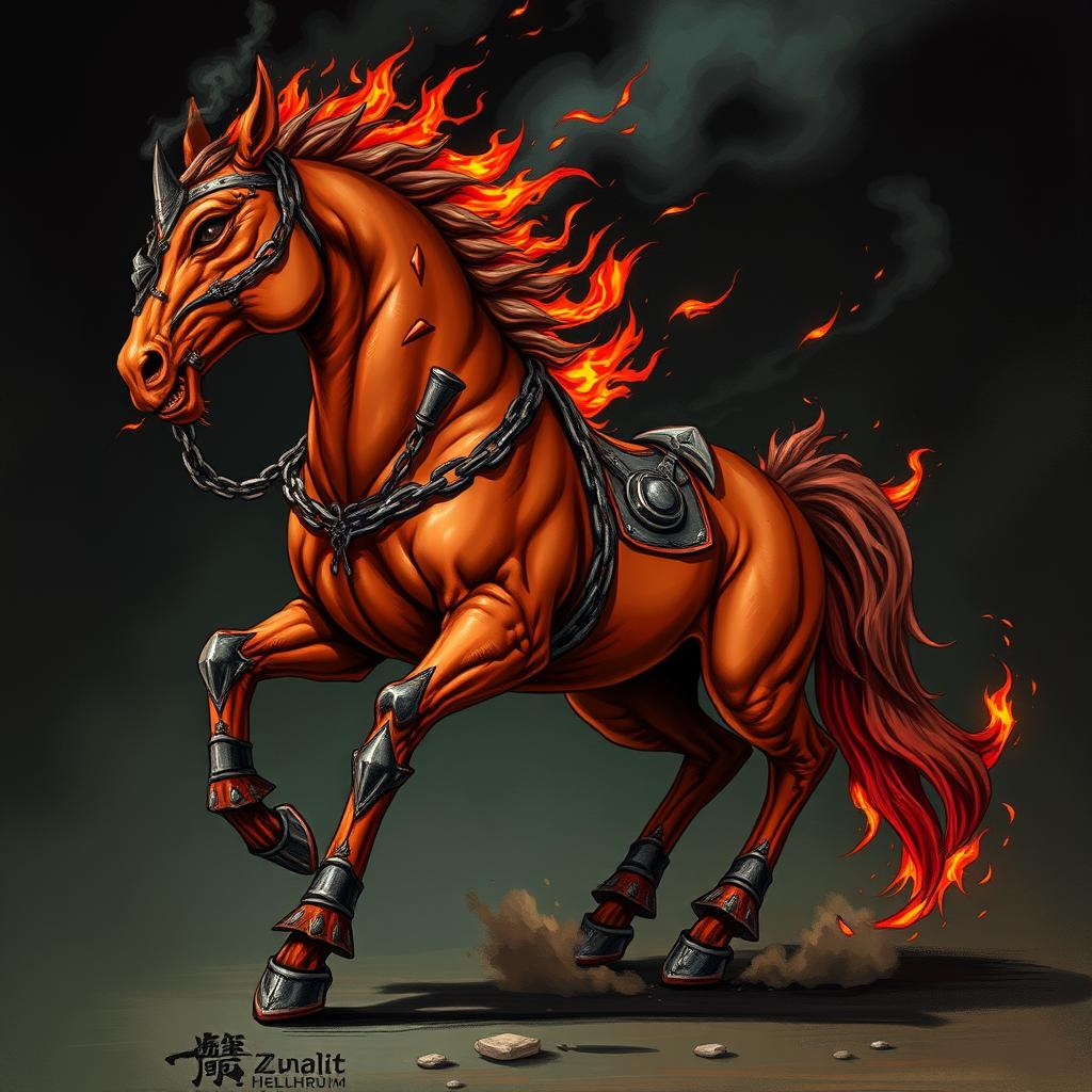Pre-Conjure Hell Horse