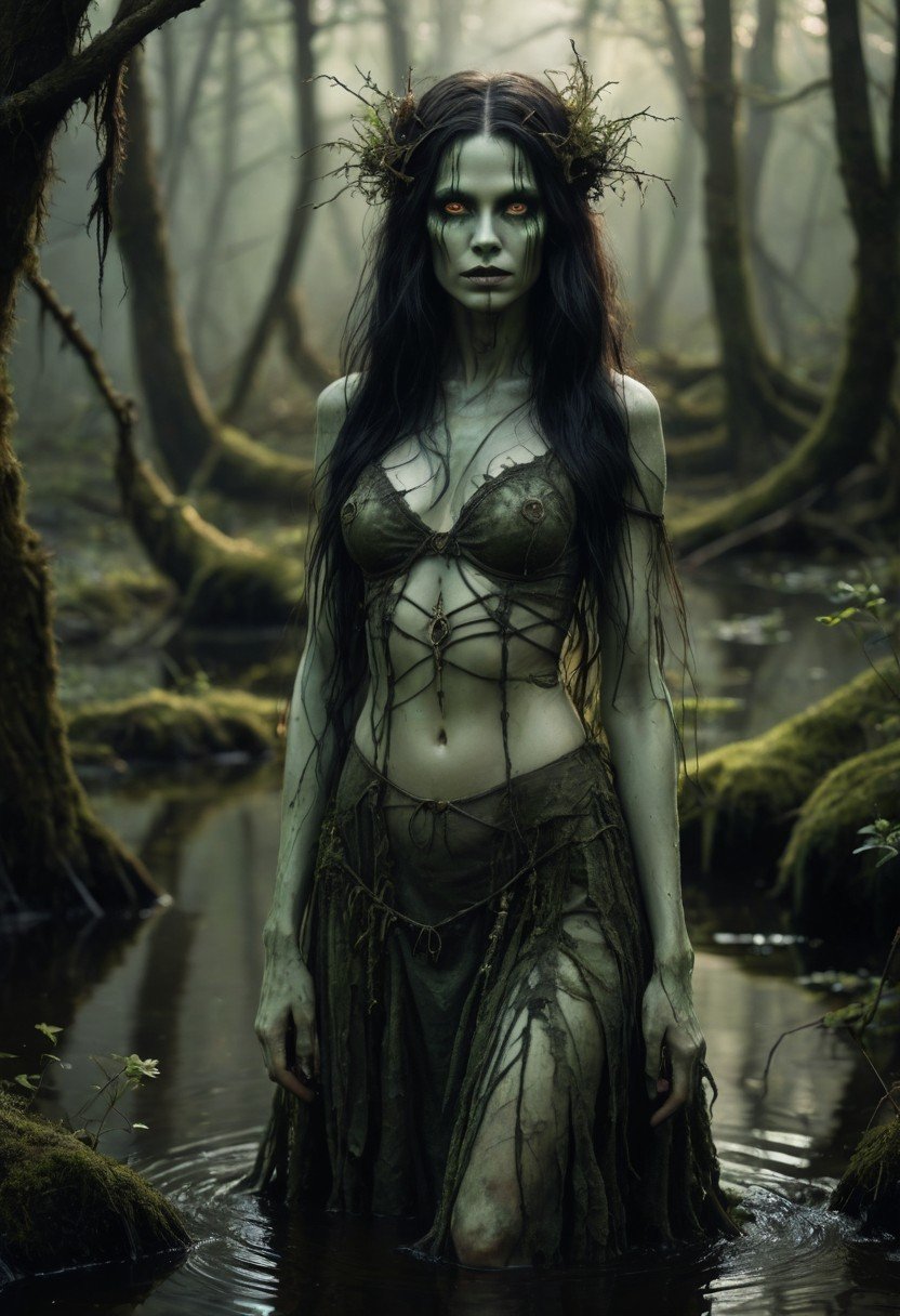 (image for) Pre-Conjure Bog Witch Demoness BA