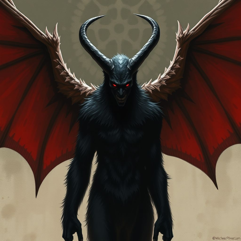 Pre-Conjure Mothman Demon