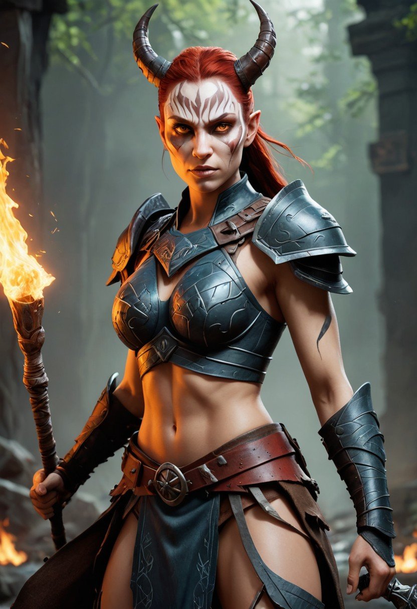 (image for) Pre-Conjure Pit Demon Warrior BA