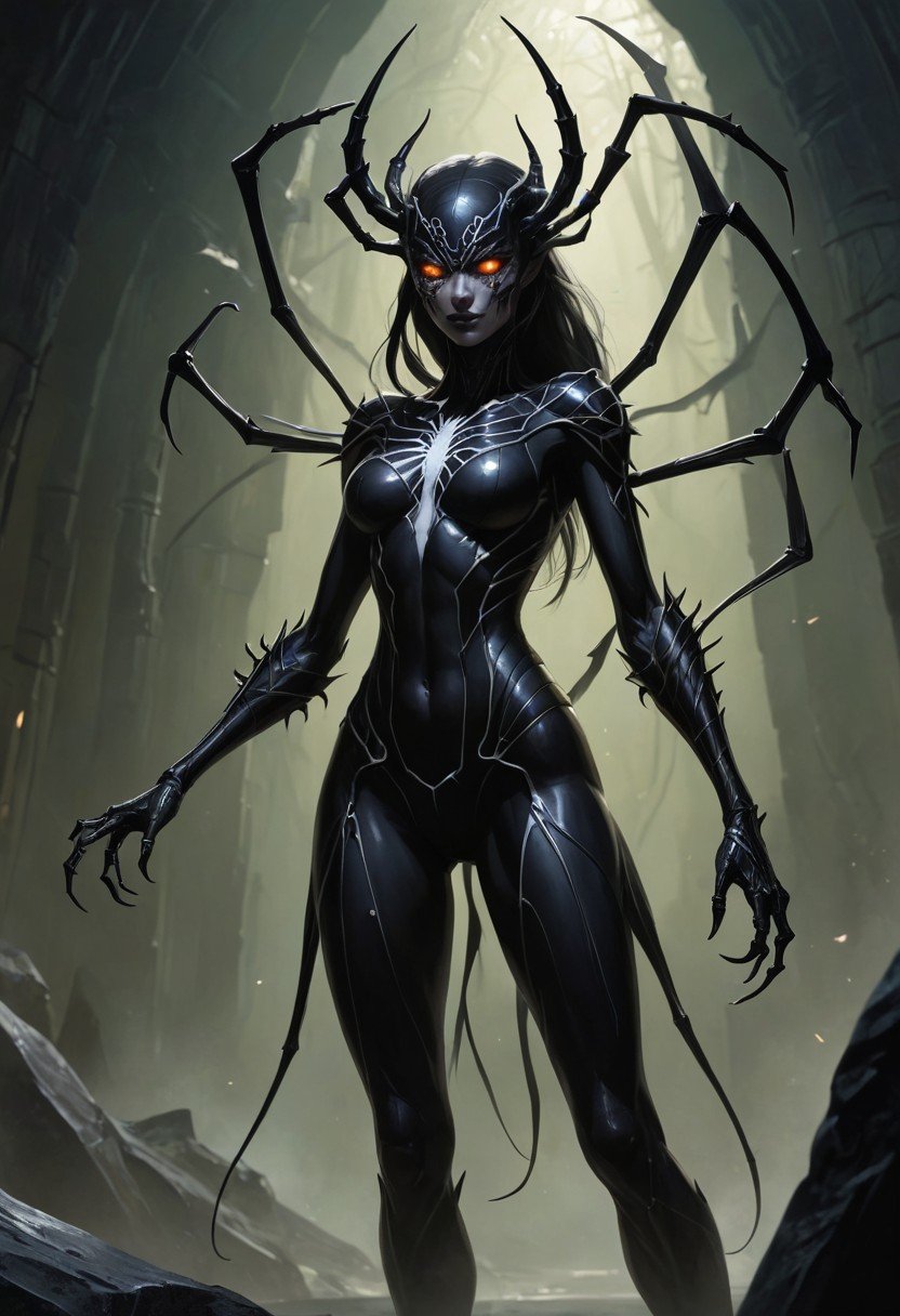 (image for) Pre-Conjure Caverns Spider Demon BA