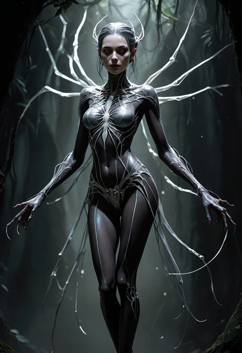 (image for) Pre-Conjure Spider Demoness from the Caverns BA