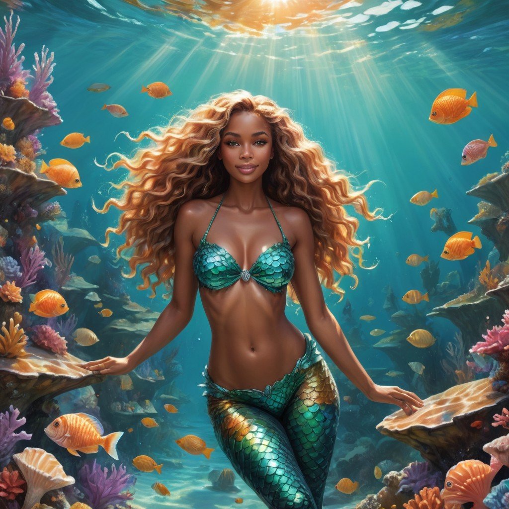 (image for) Pre-Conjure Caribbean Mermaid