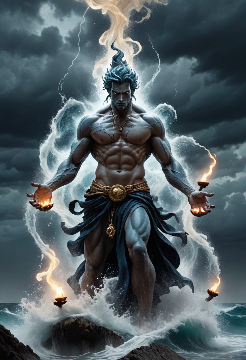 (image for) Pre-Conjure Marid Djinn
