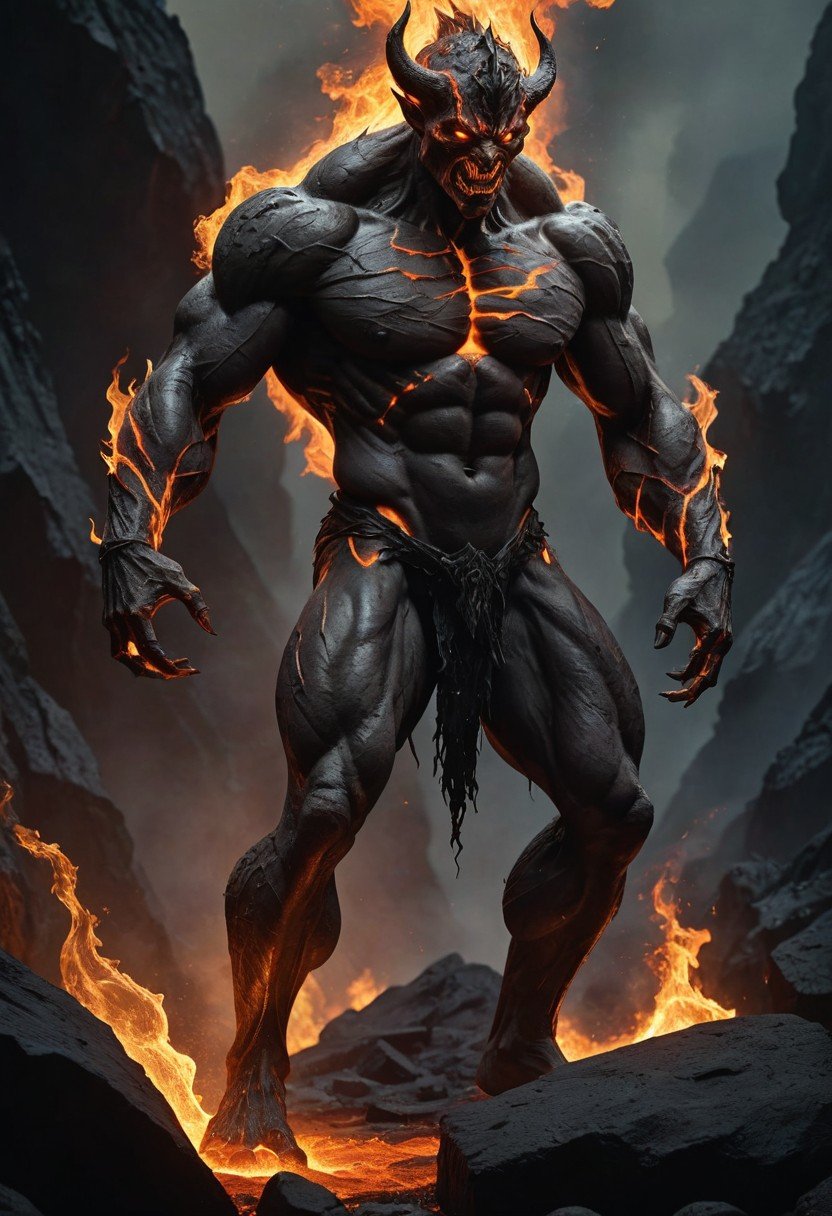 (image for) Pre-Conjure Lake of Fire Demon