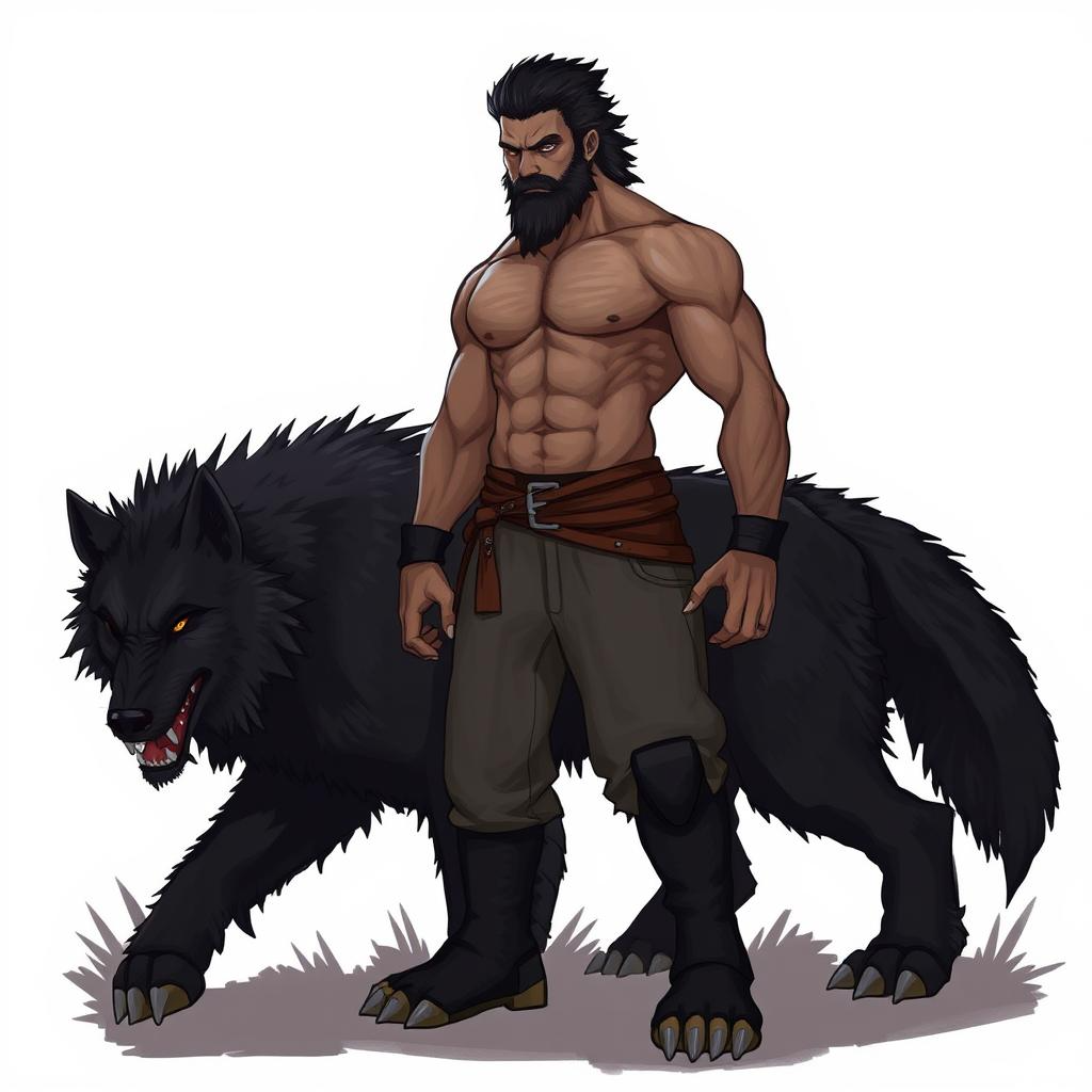 Pre-Conjure Feral Werewolf