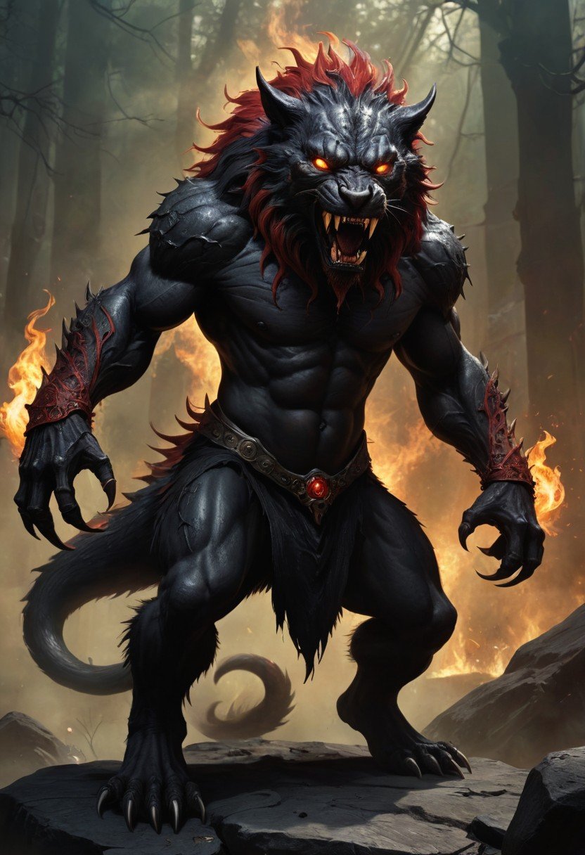 (image for) Pre-Conjure Chaotic Hell Cat