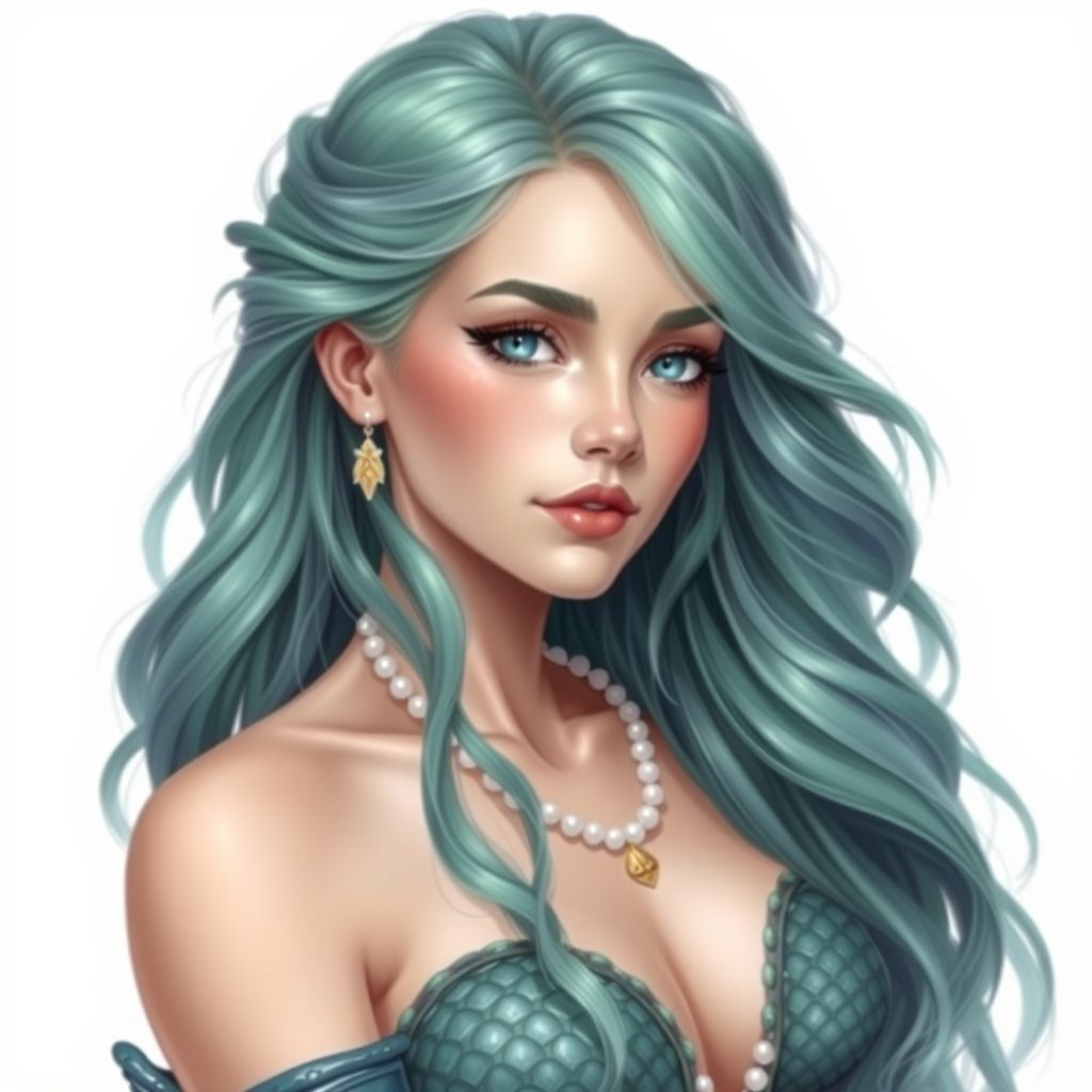 Pre-Conjure Ceasg Scottish Mermaid