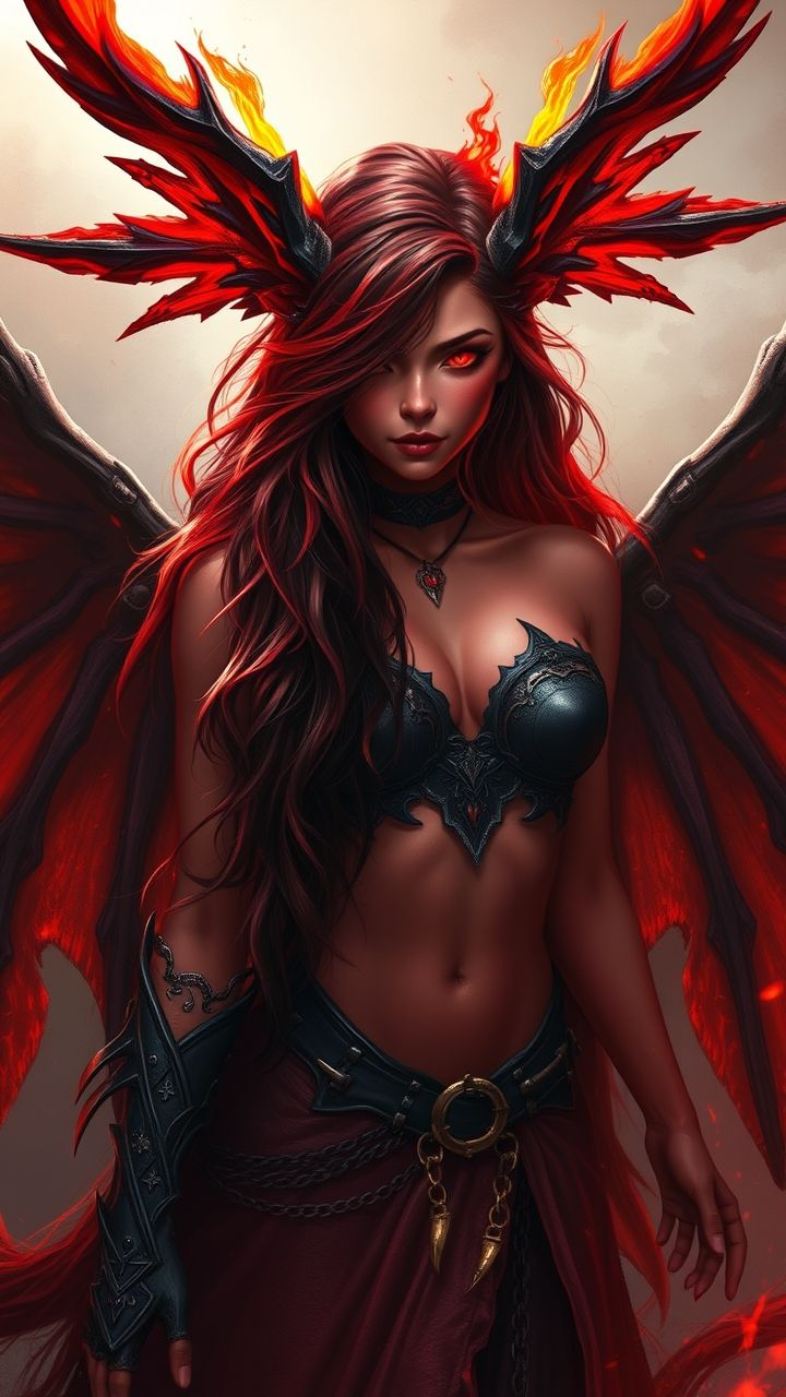 Pre-Conjure Lake of Fire Demoness